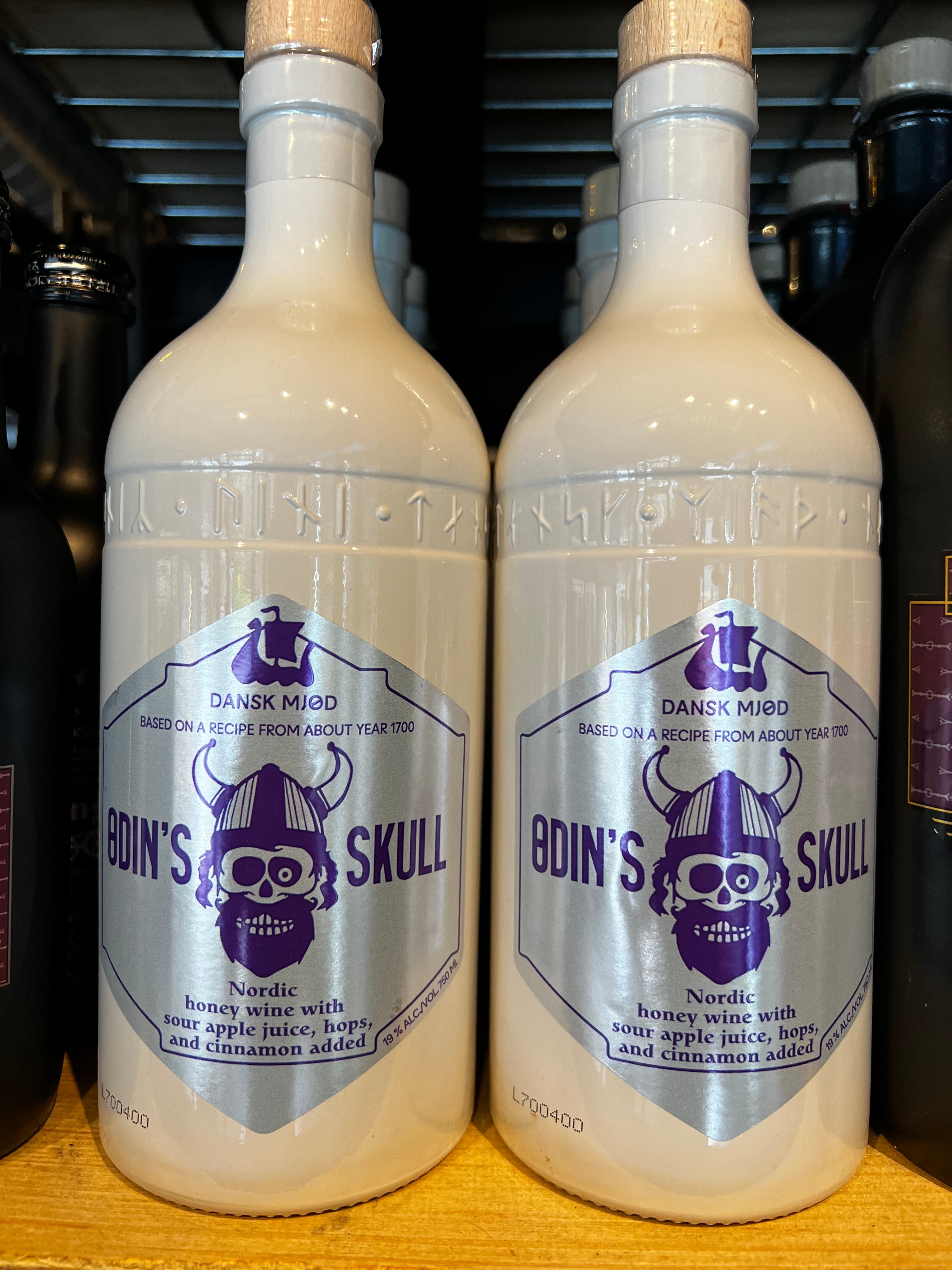 Dansk Mjod Odin's Skull Mead w/ Sour Apple & Cinnamon | 604 Local